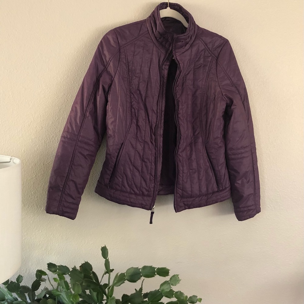 Prana Breathe Puffer Jacket size small.
